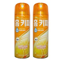 홈키파 에어졸 내츄럴 오렌지향, 500ml, 2개