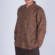 다오네우리옷 남자_장미 마 저고리(밤색) 생활한복(개량한복)