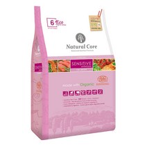 네츄럴코어 에코6 센시티브 연어 작은입자 강아지 사료, 1개, 1kg