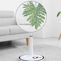 다샵 북유럽풍 프리미엄 선풍기 안전망 1+1, 트로피칼그린