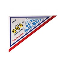 송화 아모스/삼각자 16cm 각도기 세트(제조사 랜덤), 1개