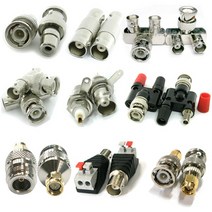 더블스피드 BNC RCA 동축 CCTV 카메라 안테나케이블 연결 젠더 커넥터, AK0120