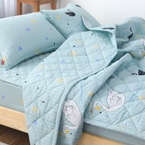 이블랑 60수 아사 순면 여름 누빔이불 베개세트
