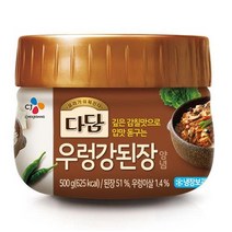 CJ 다담 우렁강된장 500g X 2 청국장 찌개 찌게 양념장 양념 된장, 2개