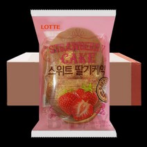 롯데 스위트 딸기케익 85g x 24봉 (1박스)