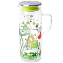 토탈하우스 로소리갈 글라스저그 1300ml 유리 냉장고 물병, 그린쇼핑-로소리갈-글라스저그