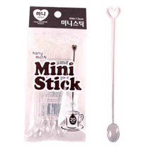 하니 투명 미니스틱 20P(13cm) /미니스틱 / 커피스틱/ 커피스푼 / 미니스푼, 1, 1, 1
