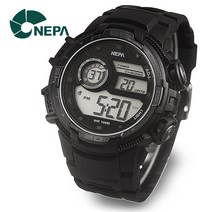 네파 NEPA 군인용 전자 스포츠시계 N307-SILVER