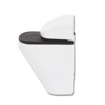 철물바다 유리선반 선반브라켓 선반대, 페리칸브라켓 백색(2개당)