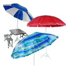 케이포캠프 190파라솔, free, 190 파라솔-블루콤비