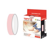 좋은라벨 제본 테이프 35mm x 10M, 핑크
