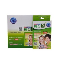 메디코리아 상처에 붙이는 메디덤 네모형 60매, 단일 수량