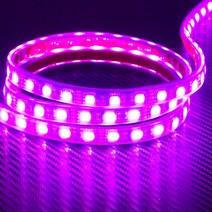 삼항LED 12V-24V 방수 튜브타입 5050 3칩 LED바-(10cm당 가격), 24V용-검띠/핑크LED(10cm당)