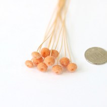 로맨틱노벰버 드라이플라워 프리저브드플라워, 버튼플라워 피치(10송이)