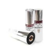 바코드리본 용지 B220 B128 하프지관 왁스 왁스레진, 왁스리본 B-220 110mm X 74M