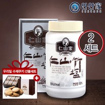 [인산가] 9회 죽염 분말 500g x 2세트 +(증정-우리밀수제쿠키60개입), 2개