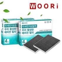 우리 활성탄 필터 (1회 교체분), 1개, 쌍용 | wc190 G4렉스턴 17년이후