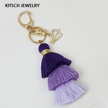 키치쥬얼리 그라데이션 태슬키링