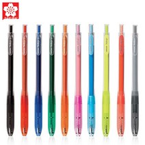 사쿠라 볼사인 노크식 젤볼펜 30색0.4mm/0.5mm/0.6mm, 0.4mm/그린, 1개