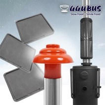꾸버스 역풍방지기 난로받침대 연통보호망 난로부속 화목난로, 연통보호망 (110mm)