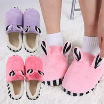 토끼 털슬리퍼, 핫핑크, 230~250(여성), 1개
