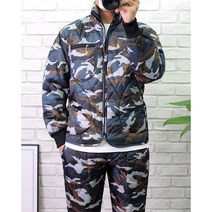 모니즈 밀리터리 하이넥 깔깔이 점퍼 ZKA053