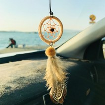 조이어스 드림캐쳐 열쇠고리 자동차키링 키홀더, 화이트