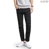 자코모 덧댐데미지 피닉스 블랙진 BJ58 202-1