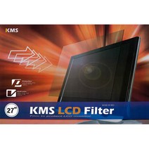 KMS LED&LCD 보호 필터 모니터 화면 보호기 22형 와이드, 27형 와이드, 1개