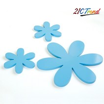 21세기트랜드 디자인 벽선반, 붙임장식 꽃