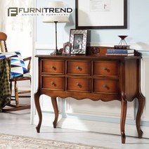 퍼니트랜드 엔틱가구 로라 럭셔리 6D 콘솔, 단품