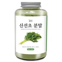 신선초 분말(국산) 200g(플라스틱통) 신선초 명일엽 가루 반죽 선식 건강 한방 약재 차, 1개