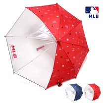 MLB 뉴욕패턴 3폭투명 장우산(주니어용)