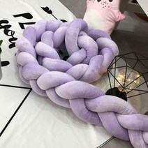 북유럽 꽈배기 롱쿠션, 퍼플