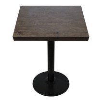 THEJOA 티테이블-LPM-600사각 카페/업소용/식탁/간이/2인, LPM-3인치브라운