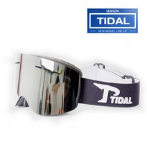 TIDAL 고글 ASIA FIT FRAMELESS STYLE, LAS-700 MATTE BLACK SILVER 고글