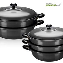 경질 찜솥 2단찜솥 3단찜솥 찜기 조개찜 랍스타찜 해물찜 만두 송편 떡 요리 대형 업소 명절 찜솥, 1개, 2단 42cm
