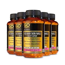 고헬씨 고 헤어 스킨 네일 뷰티서포트 100캡슐 5통, 6000mg, 5개