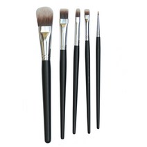 메이크업 분장용 브러쉬 5종세트 국가자격증 3과제 레오파드