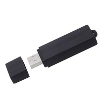 메모큐 USB형 보이스레코더 MQ-U350 8GB, 블랙