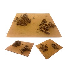 콘타모 골판지 3D 종이 입체 퍼즐 스몰 Small (스몰), 지형, 독도는 우리땅 (Small)