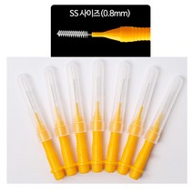 e세상 치간칫솔SS(0.8mm)x60개+2p케이스, 1세트, 60개
