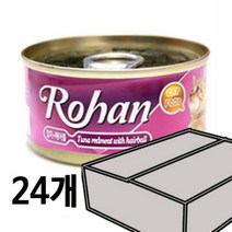 로한캔 참치+헤어볼 80g 24개세트 냥이캔, 1세트