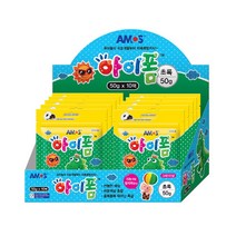 아모스 아이폼50g 파우치 지퍼백, 형광연두