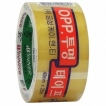 아주좋은 [초강력 러버타입] 금성 투명 테이프, 50개, 48*12*4등분