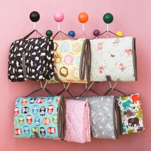 나와니스 휴대용 기저귀 체인징 방수 매트, 백곰