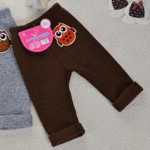 더보엠 국내제작 따뜻한 부엉이 니트 기모 바지 mlg5034