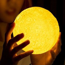 럭키유통 슈퍼문 3D 입체달조명_소원성취등_블러드문_문라이트_스텐드 무드등/수면등/수유등, 3D입체달조명 프린트방식