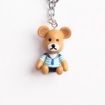 DIY! 정품 포포베키링 5cm포포베, 57.앉은 브라운곰(소)