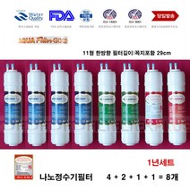 나노정수기필터 동양매직 WPU-6203C 호환 정수기 필터 B형 교환 1년 세트